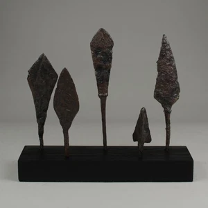 5 x ANCIENT VIKING IRON ARROW HEADS - CIRCA 8th/11th Century (AG05) - Picture 1 of 1