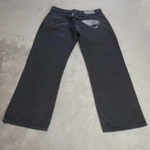 Rocawear Matters Of The Craft Jeans Mens 40x32 Deep Blue Black Accent Art - Picture 1 of 11