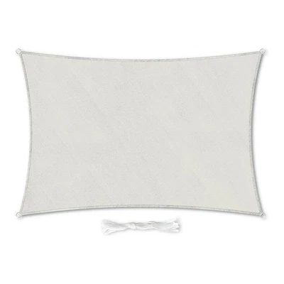 Toldo 2x3m Rectángulo Protector Solar Impermeable Balcón Terraza Beige - Imagen 1 de 4