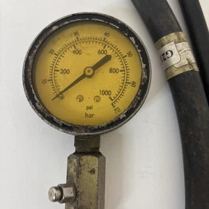 vintage diesel 1000 PSI  compression Gauge And Hoses - Bild 1 von 5