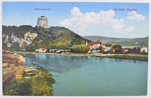 Ansichtskarte Kehlheim (Donau) Befreiungshalle 1916 gelaufen Bayern Postkarte - Bild 1 von 2