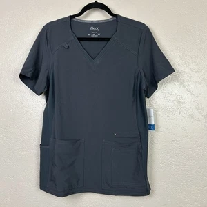 Blusa Médica Cherokee Iflex Mediana Cuello en V Panel Tejido Cazador Verde Uniforme - Imagen 1 de 10