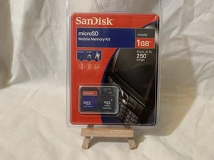 SanDisk 1GB MicroSD Mobile Memory Kit - Picture 1 of 3