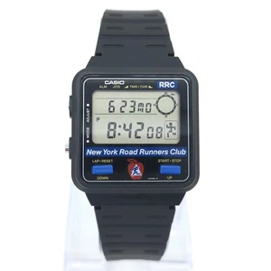 NOS CASIO J-50 RRC NEW YORK RUNNERS CLUB WR 50M VINTAGE DIGITAL WATCH JAPAN 1984 - Picture 1 of 11