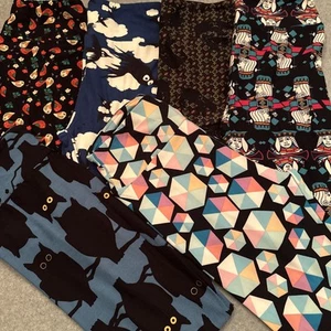 Lotto Pacchetto Leggings LuLaRoe OS Uccellini Re Geometrici***6 Totali*** - Foto 1 di 9
