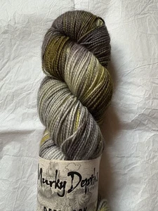 Murky Depths Dyeworks Deep Sock fingering weight yarn Knight in Tarnished Armour - Picture 1 of 7