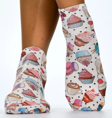 Damen WIGGLESTEPS Sneaker - ONE SIZE (Gr. 36/40) - Motiv: 02088 - Cupcake - Bild 1 von 4