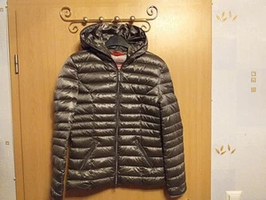 Damen Daunen Steppjacke Von Frieda&Freddies große 34-36 Grau Glänzend Wie neu - Bild 1 von 10