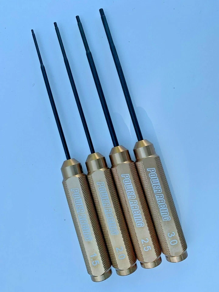 Juego de puntas hexagonales métricas de herramientas RC corte CNC 1,5 mm, 2,0 mm, 2,5 mm, 3,0 mm Foto 1 de 1