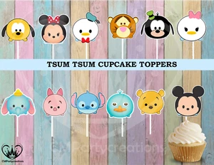 Tsum Tsum Cupcake Toppers - Picture 1 of 1
