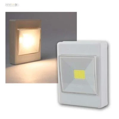 WORLD-TRADING-NET LED Orientierungslicht, Batterie-Nachtlicht, anschraubbar anklebbar magnetisch