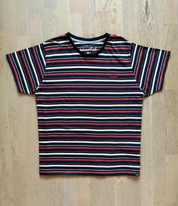 Weird Fish Mens Striped Multicoloured T-shirt - Size 3XL - Picture 1 of 12