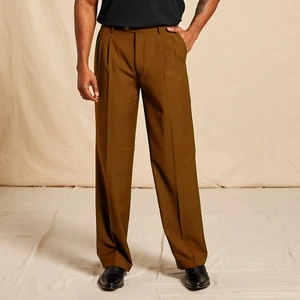 NEW Mens Inserch Premium Dress Pants Classic Regular American Fit 2 Pleat Aztec - Picture 1 of 1