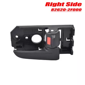 Right Black For Kia Cerato Spectra 2004 2005 2006-2009 Inner Door Handle Inside - Picture 1 of 8