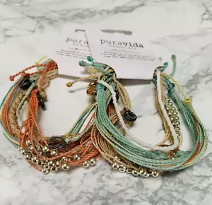 10 BRACELETS PURA VIDA STYLE PACKS BEACH SURFER $115. NWT anchor Friendship lot - Picture 1 of 18