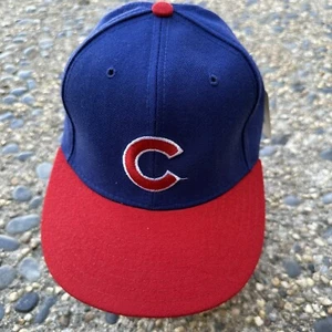 Vintage Chicago Cubs Wool Cap New Era Diamond Collection 5950 Size 7 - Picture 1 of 6