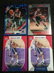 Bradley Beal - Lot of 4 - Blue Velocity - Premium - Hoops Base & Purple - Picture 1 of 6
