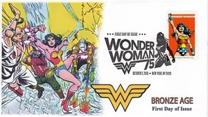 AO-5150-3, 2016, Wonder Woman, Zusatzbrief, Ersttagsbrief, Bildpostma - Bild 1 von 1