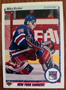 1990-91 Upper Deck Mike Richter Rookie Card RC #32 New York Rangers Mint - Picture 1 of 2