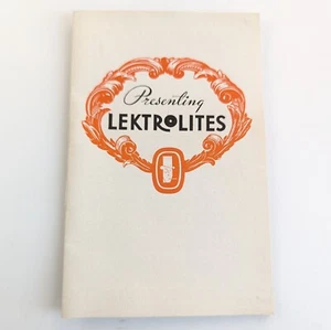 1936 Lektrolites Cigarette Lighter Catalog – Stunning Art Deco Design Men Women - Picture 1 of 14