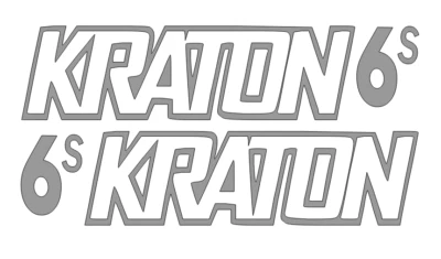 Arrma Kraton 6s DIE-CUT Decal Sticker ( 2 PCS ) Chrome Offroad RC Truck NEW - Image 1 of 3