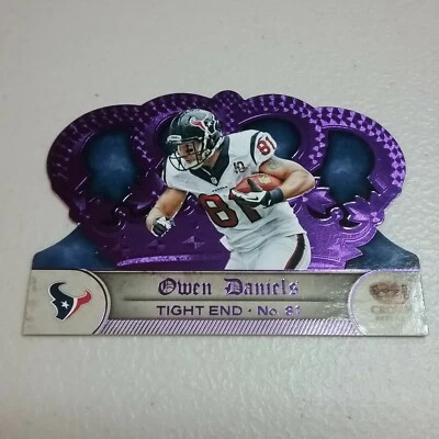 Owen Daniels Texans 2012 Panin Crown Royale Purple #27 Serial Numbered SSP 19/25 - Image 1 of 4