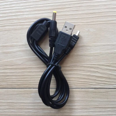 2in1 Cable USB 2.0 Charge Data Transfer Power for Sony PSP 1000 2000 3000 Black - Image 1 of 4