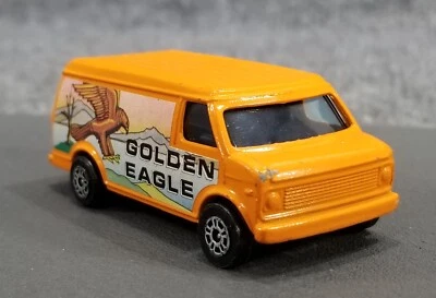 CORGI JUNIORS CHEVY VAN GOLDEN EAGLE ORANGE 1/64 MADE IN GT BRITAIN - Image 1 of 4