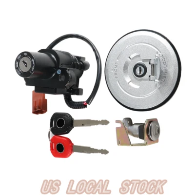 For Honda Ignition Switch Gas Cap Seat Lock Key CB500 CBR500R CB500F CB500X - Image 1 of 4