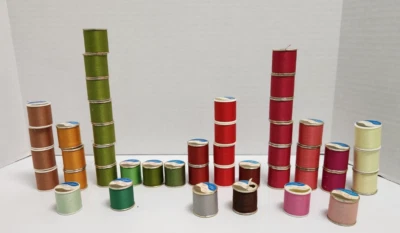 Mixed Lot 44 VTG JP Coats Dual Duty Plus Thread NOS Cotton Covered Polyester - Image 1 of 4