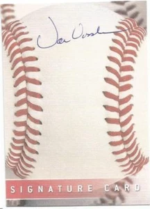 Minnesota Twins DAN VOSSLER autographed Signature Sweet Spot card - Picture 1 of 1