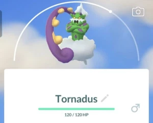 Pokèmon Go Tornadus Incarnate Registered/Unregistered 30 Day - Picture 1 of 2