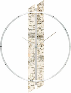 AMS 9604 Wanduhr modern Aluminium Ring 40 x 53 x 5 cm Wanduhren modern Wanduhr - Bild 1 von 1