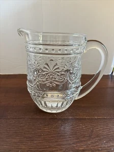 The Pioneer Woman Cassie Clear Embossed Pitcher 44 oz Special Edition - Picture 1 of 10