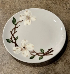 Vintage California Orchard Ware Dogwood 6 5/8” Bread Plate Made In California - Picture 1 of 5