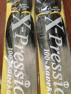 SENSATIONNEL ~ X -Pression волос 100% KANEKALON ~ африканская коллекция. 2 УПАКОВКИ - Изображение 1 из 4