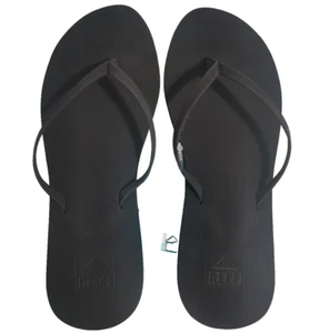 Reef Bliss Nights Flip Flops Black New UK Size 5 - Picture 1 of 13
