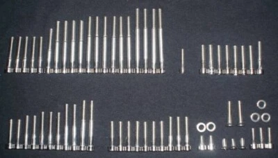 Juego de pernos de motor pulido de acero inoxidable Suzuki Gn400 1980 1981 1982 Foto 1 de 4