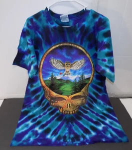 Maglietta rosa maniche corte Eugene 1993 Oregon gufo concerto con Grateful Dead Eugene grande - Foto 1 di 3