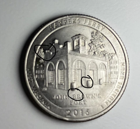 2016 P west virgina quarter with errors Cover