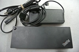 Lenovo ThinkPad Thunderbolt 4 Workstation Dock DK2131 40B0 W/ AC Adapter - Photo 1/4