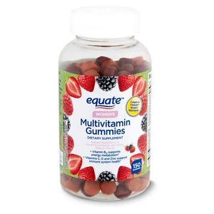 Equate Women's Multivitamin Dietary Supplement Gummies Energy Metabolism 150 Ct - Picture 1 of 5