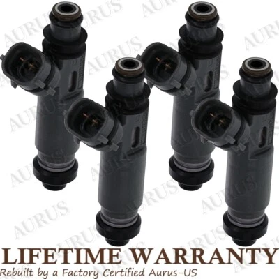 OEM Denso x4 Fuel Injectors for 1997-2003 Mazda Protege 1.5L 1.6L I4 195500-3110 - Image 1 of 4