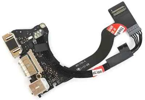 I/O Board MagSafe Audio Jack USB + Cable MacBook Air 11" A1465 2013 2014 2015 - Photo 1/10