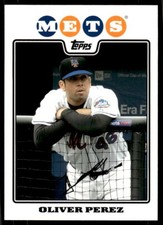 2008 Topps Gift Sets New York Mets Oliver Perez New York Mets #27