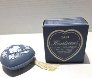 Avon Herzschrank blau Pomander mit Karton---leer - Bild 1 von 9
