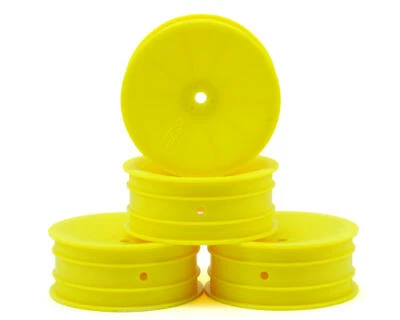 JConcepts Mono 2.2 Front Wheels (Yellow) (4) (B7/B6/B5/RB6) [JCO3347Y] - Image 1 of 2