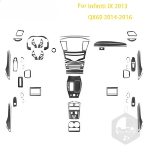 Black Carbon Fiber For Infiniti 2013 QX60 2014-2016 Car Accessories Interior CD  - Bild 1 von 61