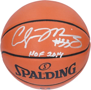Alonzo Mourning Miami Heat Signed Indoor/Outdoor Basketball & "HOF 2014" Insc - Picture 1 of 2