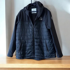 Hurley windabweisende Jacke Herren Gr. XXL schwarz mit Kapuze - Bild 1 von 5
